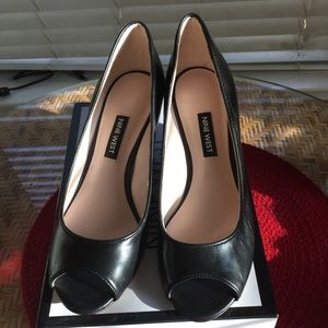 9west Peep Toe Pump